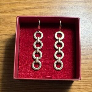 Gold Chain Link Earrings